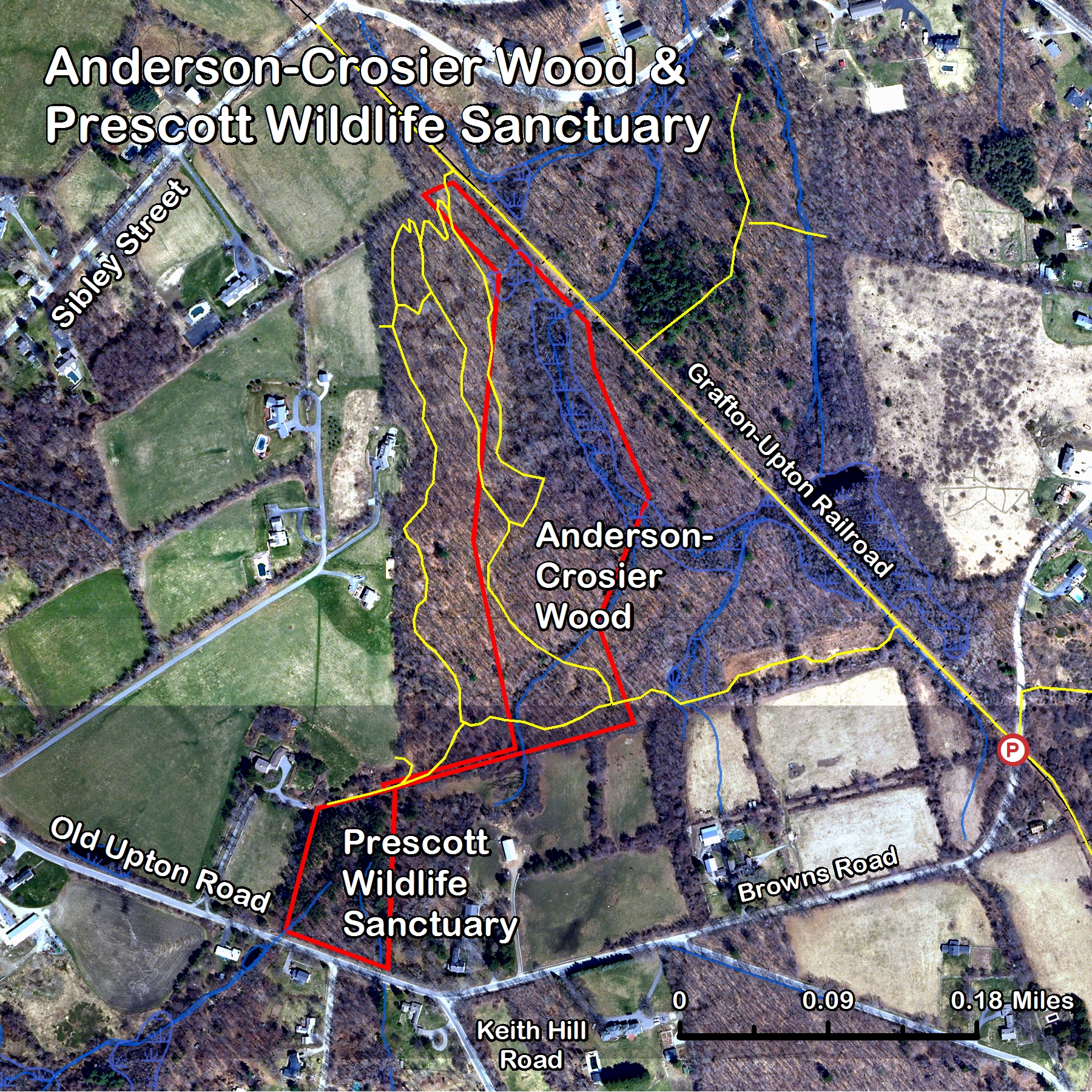 Trails in Grafton, Massachusetts